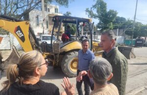 Supervisa Chucho Nader Labores de Limpieza por Afectaciones del Frente Frío
